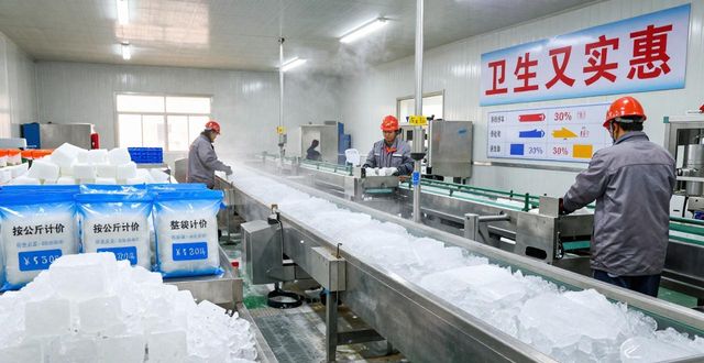 温江食用冰哪里买 良臣制冰厂卫生又实惠